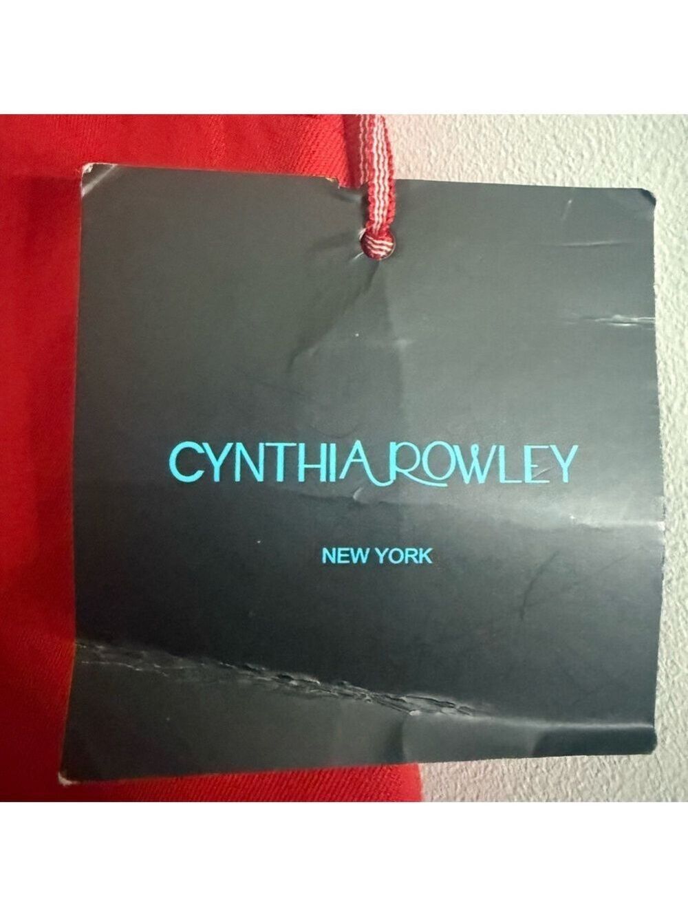 Cynthia Rowley Cotton Twill Trousers Red Sz 2 $159 Chic Preppy Career NWT - Picture 6 of 6